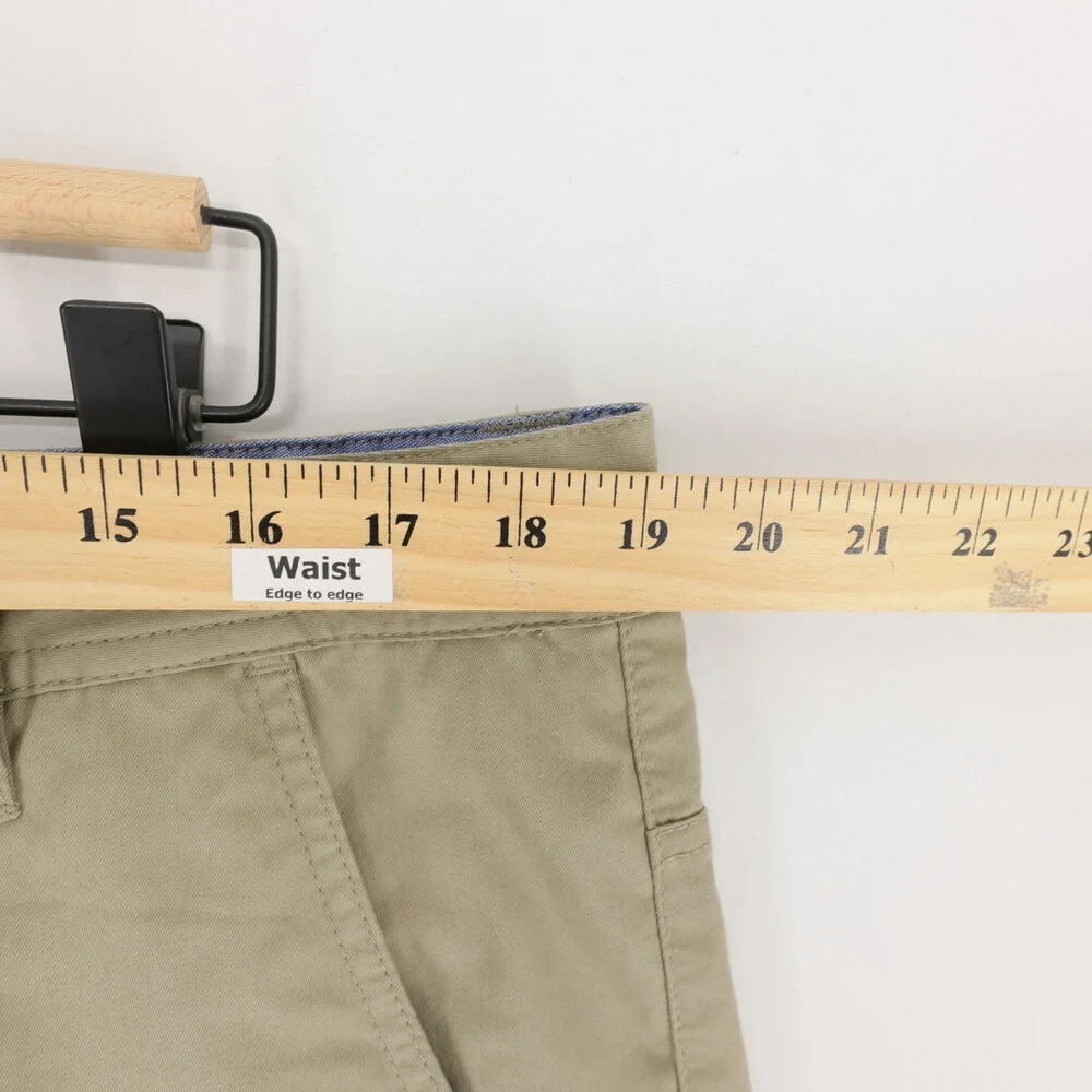 Toad&Co Departure Pants Mens 38x32 Khaki Chino Stretch Travel Outdoor Utility